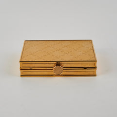 Gucci Gold Monogram Clutch