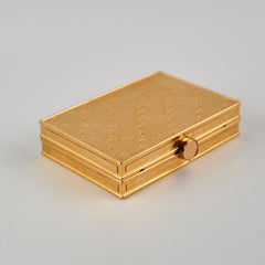 Gucci Gold Monogram Clutch