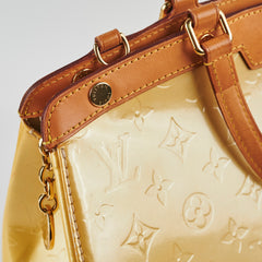 Louis Vuitton Brea Vernis MM Yellow