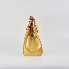 Louis Vuitton Brea Vernis MM Yellow