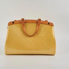 Louis Vuitton Brea Vernis MM Yellow