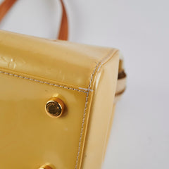 Louis Vuitton Brea Vernis MM Yellow