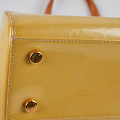 Louis Vuitton Brea Vernis MM Yellow