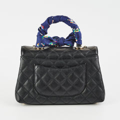 Chanel Small Coco Handle Caviar Black