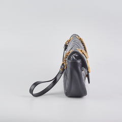 Gucci Small Marmont Shoulder Bag Black