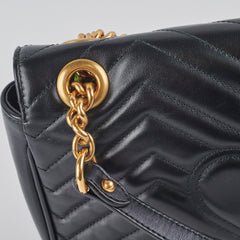 Gucci Small Marmont Shoulder Bag Black