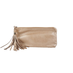 Gucci Metallic Gold Clutch