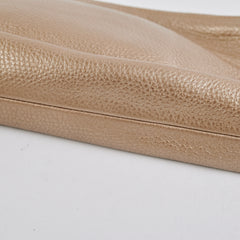 Gucci Metallic Gold Clutch