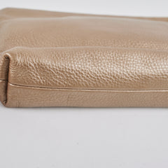 Gucci Metallic Gold Clutch