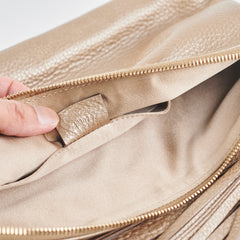 Gucci Metallic Gold Clutch
