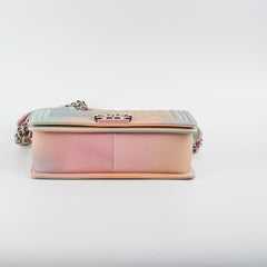 Chanel Caviar Old Medium Boy Rainbow