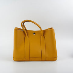 Hermes Garden Party 30 Mustard C Stamp