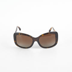 Chanel Tortoise Shell Squoval Sunglasses