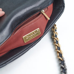 Chanel Small 19 Black