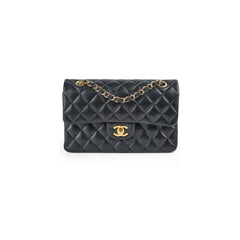 Chanel Small Double Classic Flap Lambskin Black