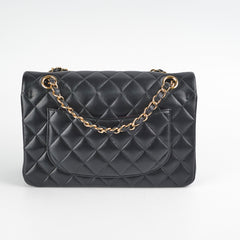 Chanel Small Double Classic Flap Lambskin Black