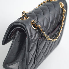 Chanel Small Double Classic Flap Lambskin Black