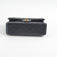 Chanel Small Double Classic Flap Lambskin Black