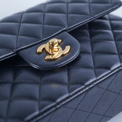 Chanel Small Double Classic Flap Lambskin Black