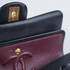 Chanel Small Double Classic Flap Lambskin Black