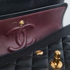 Chanel Small Double Classic Flap Lambskin Black
