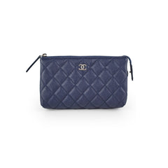 Chanel Pouch Caviar Navy