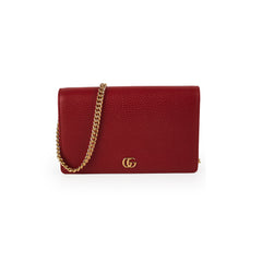 Gucci Red Wallet On Chain Woc