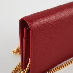 Gucci Red Wallet On Chain Woc