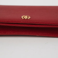 Gucci Red Wallet On Chain Woc