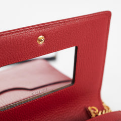 Gucci Red Wallet On Chain Woc