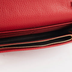 Gucci Red Wallet On Chain Woc