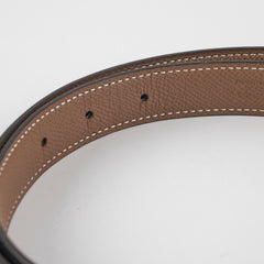 Hermes Ceinture Mini Constance Reversible Sift/Epsom Belt 24 So Black (Size 80) - Black/Etoupe