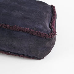 Chanel Vintage Suede Tote Navy