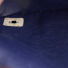 Chanel Vintage Suede Tote Navy