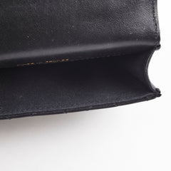 Chanel 21k Micro Top Handle Lambskin Black