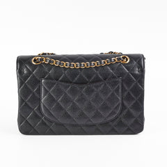 Chanel Caviar Medium/Large Double Classic Flap Black 2022