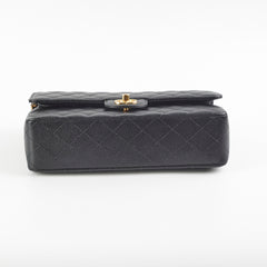 Chanel Caviar Medium/Large Double Classic Flap Black 2022