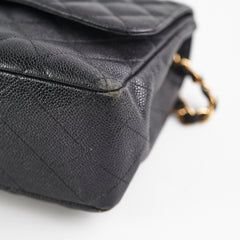 Chanel Jumbo Classic Single Flap Caviar Black
