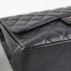 Chanel Jumbo Classic Single Flap Caviar Black