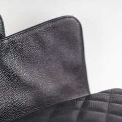 Chanel Jumbo Classic Single Flap Caviar Black