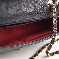 Chanel Jumbo Classic Single Flap Caviar Black