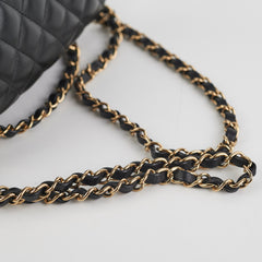 Chanel Mini Rectangular Lambskin Black Crossbody Bag