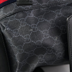 Gucci Black Monogram Backpack