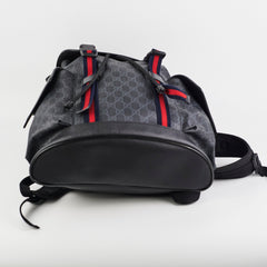 Gucci Black Monogram Backpack