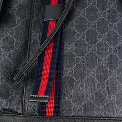 Gucci Black Monogram Backpack