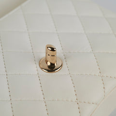 Chanel Two Colour Side - Packs Bag White/Black