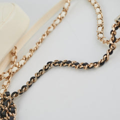 Chanel Two Colour Side - Packs Bag White/Black