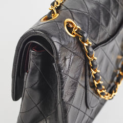 Chanel Vintage M/L Classic Flap Lambskin Black- Series 2