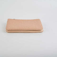 Louis Vuitton Double Zip Pochette Beige/Cream