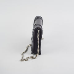 Christian Dior Diorama Black Wallet On Chain